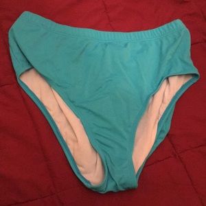 Teal high waisted bottoms